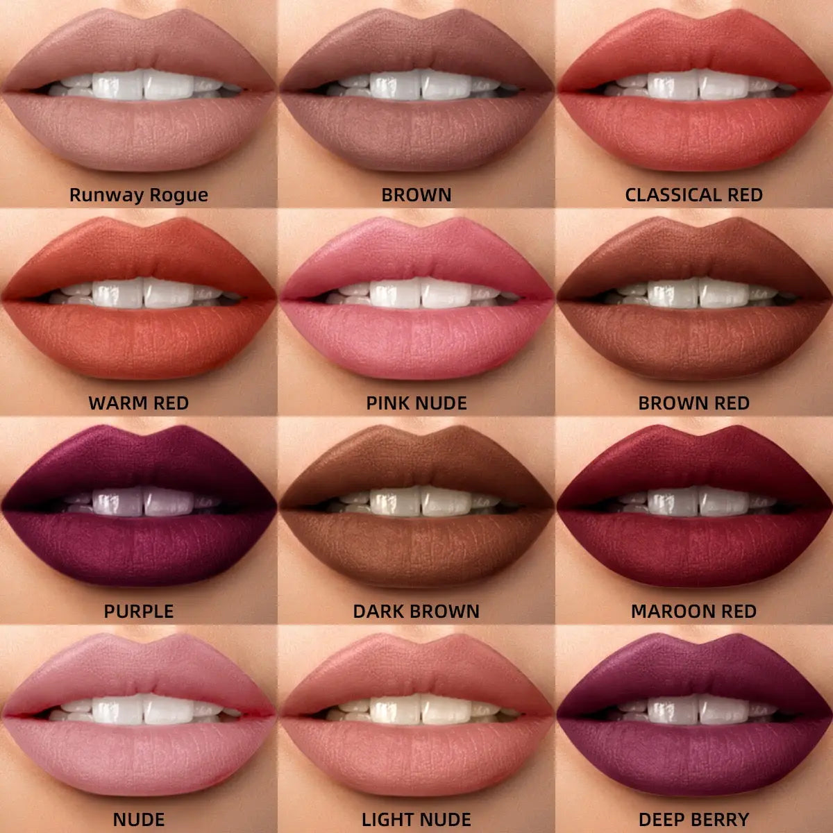 Cruelty-free vegan lipstick with intense colour payoff and silky texture