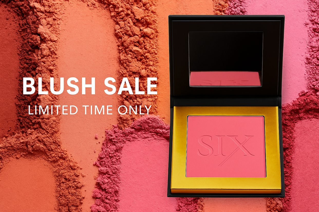 Blush – Buildable, Natural-Finish Cheek Colour | Six Beauty Cosmetics banner