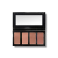 Cream contour palette open with 4 shades and mirror | SIX BEAUTY