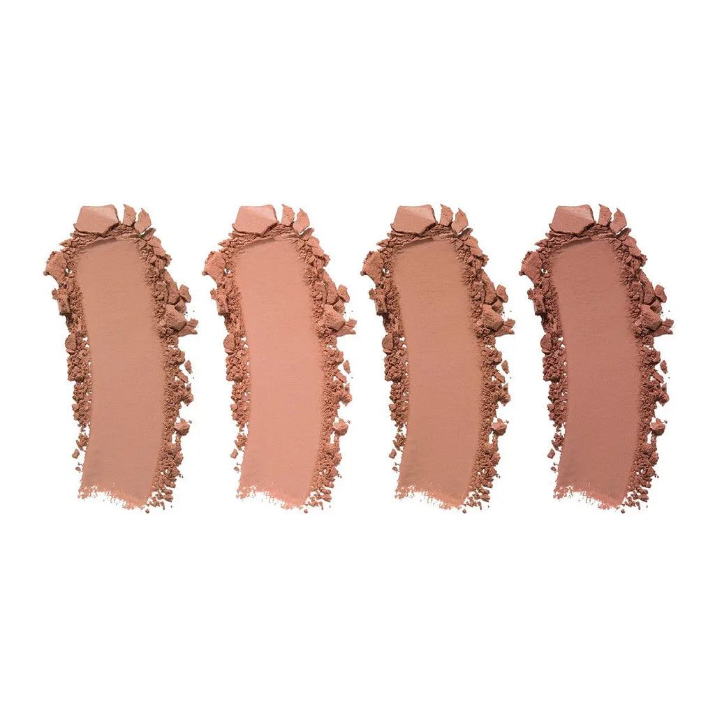 Cream contour swatches on fair, medium, and deep skin tones