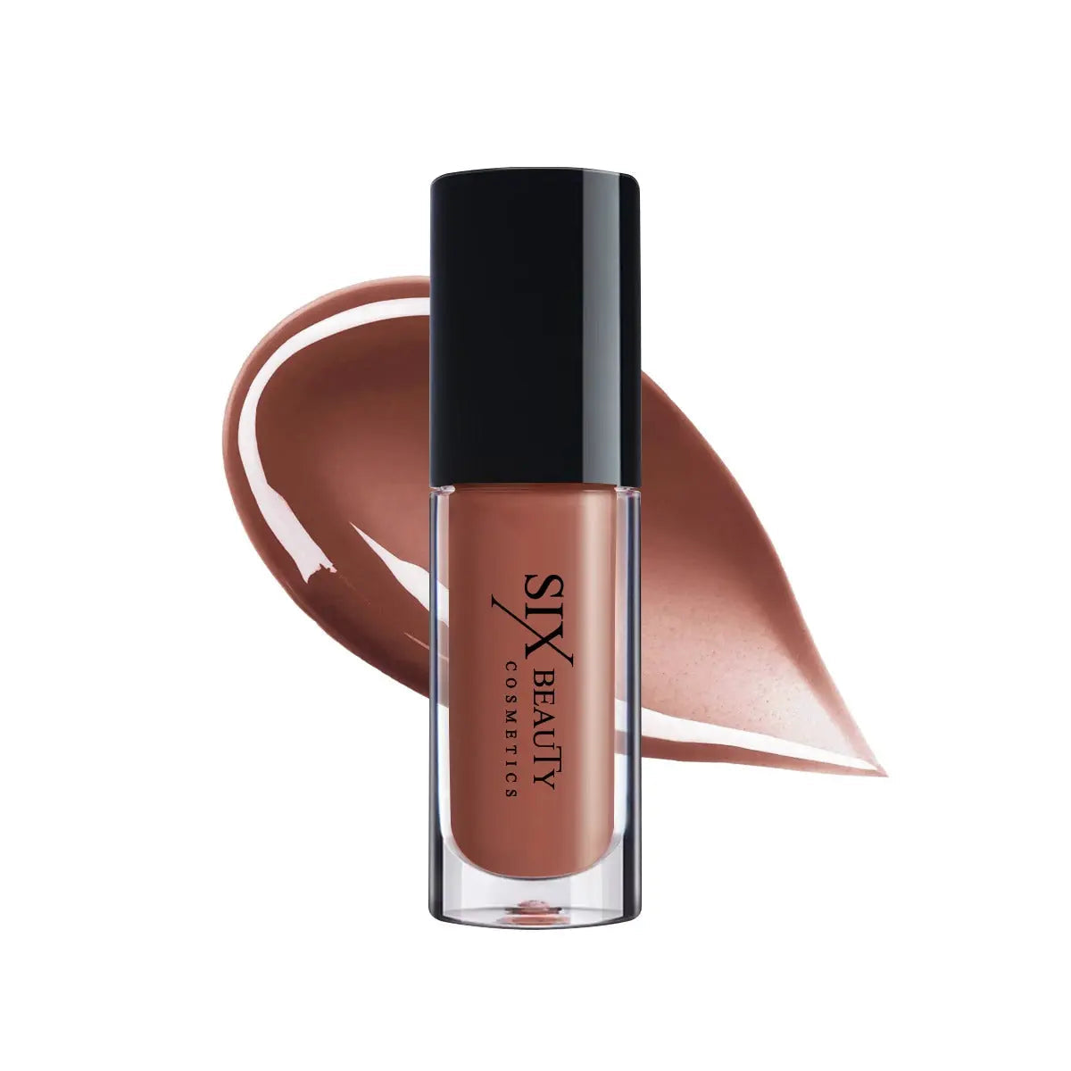 Vegan lip gloss with radiant glass-like finish