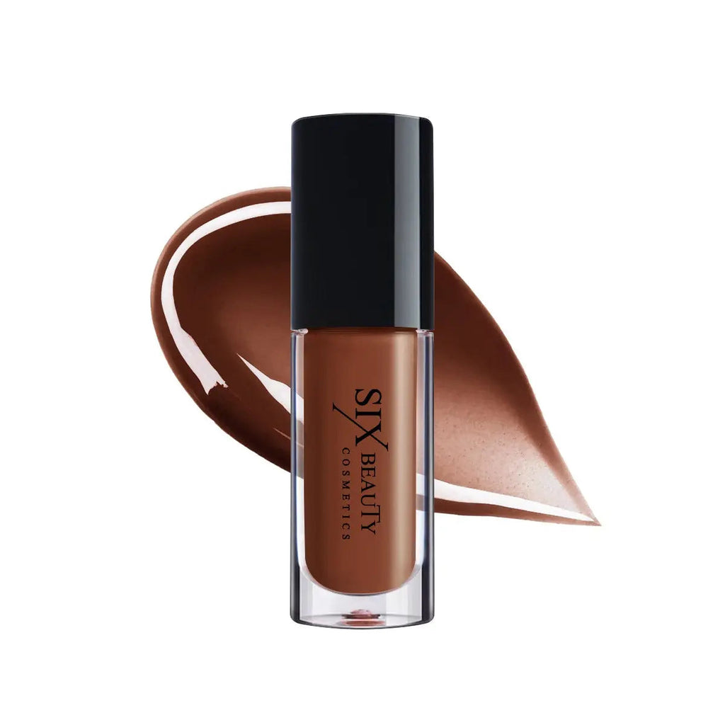 Vegan lip gloss with radiant glass-like finish