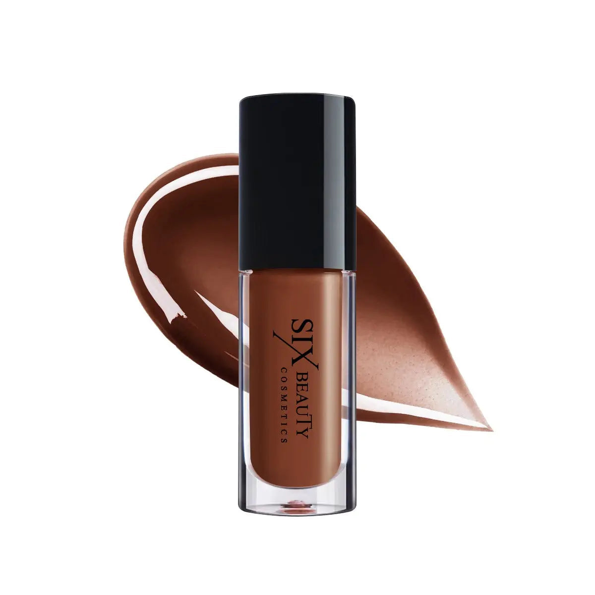 Vegan lip gloss with radiant glass-like finish