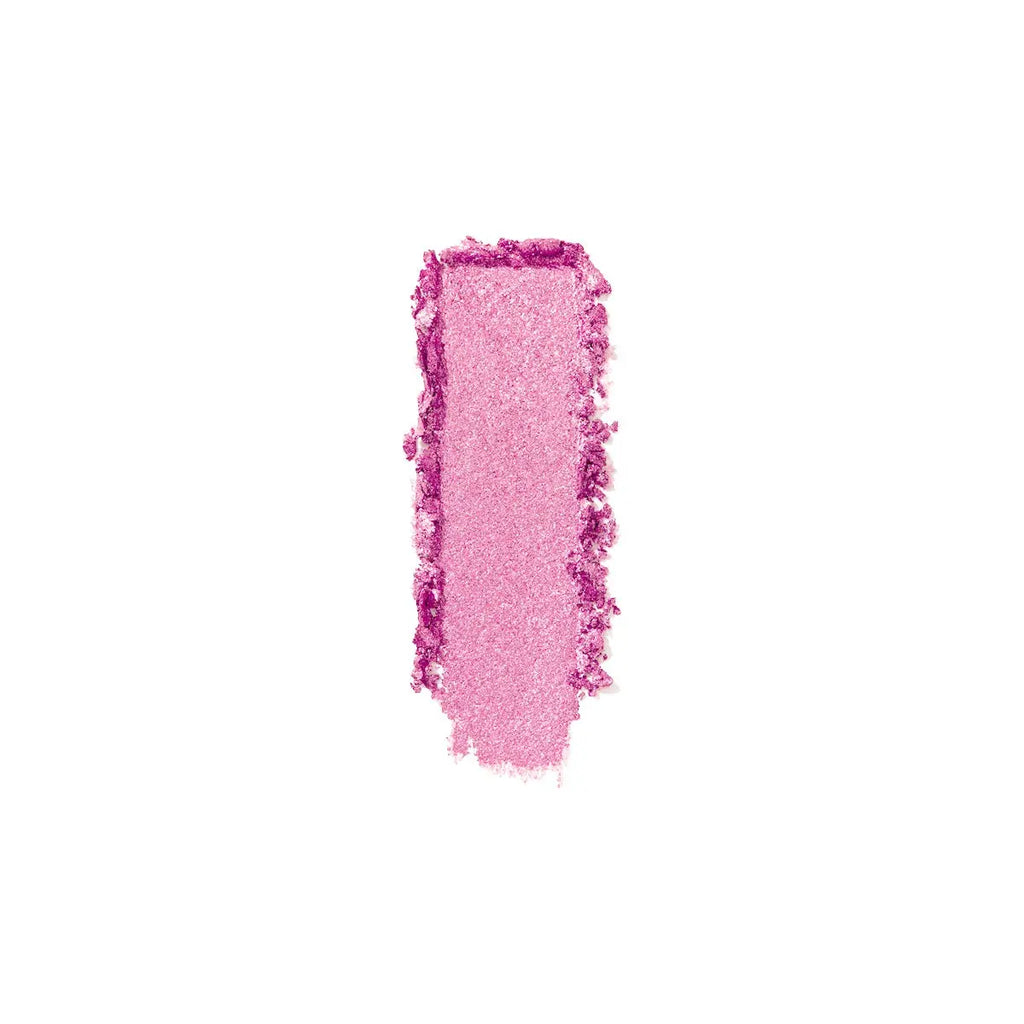 Pink cream highlighter swatch on white background | SIX BEAUTY