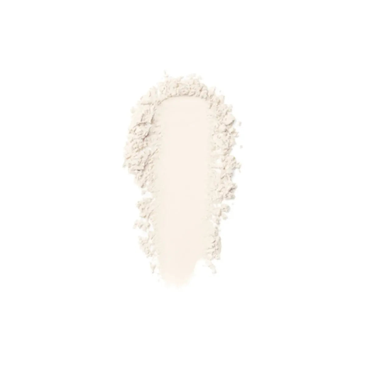 Talc free loose setting powder swatch in the palest shade Six Beauty